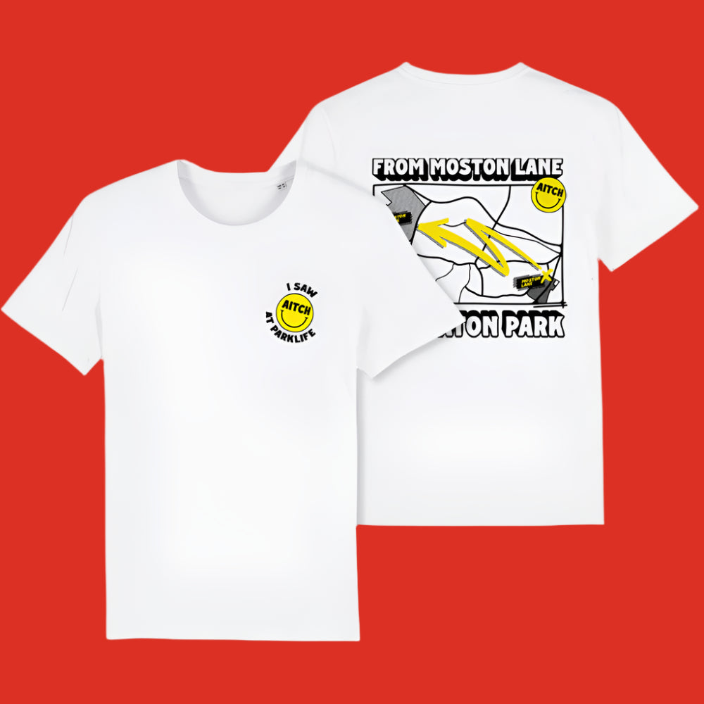 AITCH 2023 PARKLIFE WHITE T-SHIRT