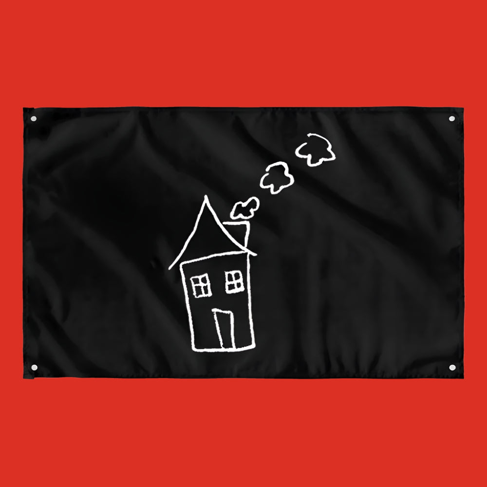 AITCH CTH LOGO BLACK FLAG