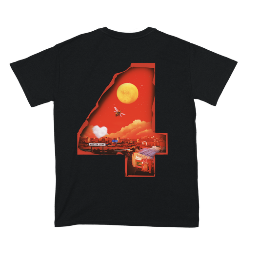 4 Album T-Shirt Black