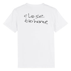 Close to Home Centre Print White T-shirt